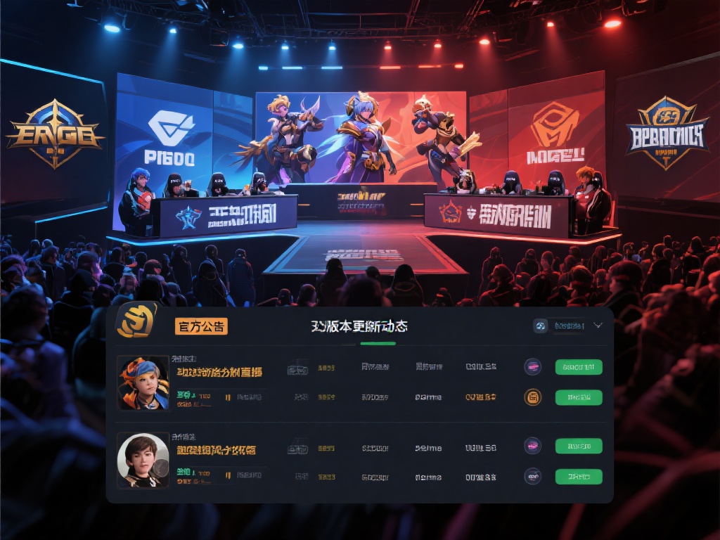 此外，赛事日程和版本更新同样不容忽视。游戏版本的调